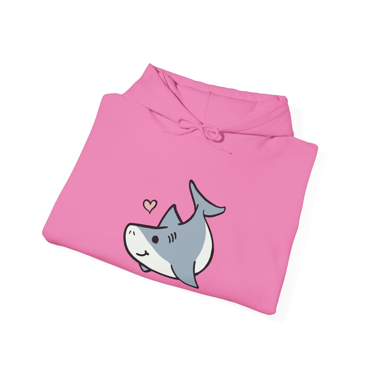 Sweat à capuche unisexe - Love Shark - Aliquos 