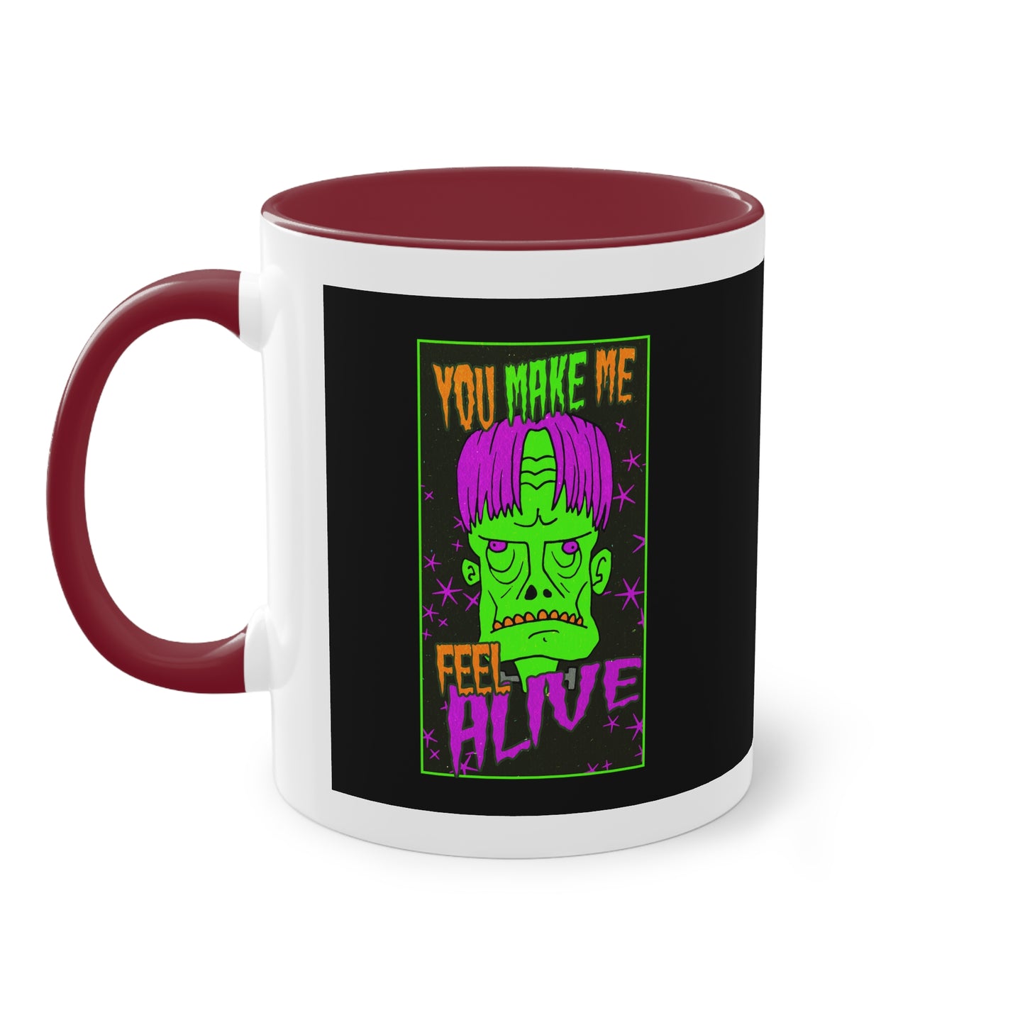 Two Tone Mug - Frankenstein Monster Design - ALIQUOS