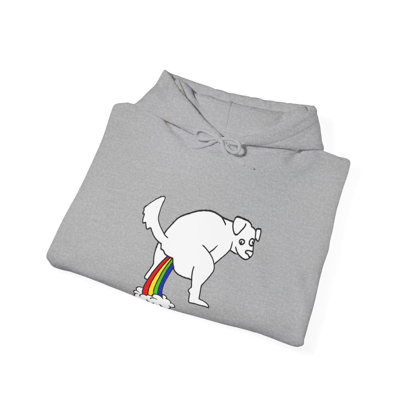 Unisex Hooded Sweatshirt -  Doggy Rainbow Factory - ALIQUOS