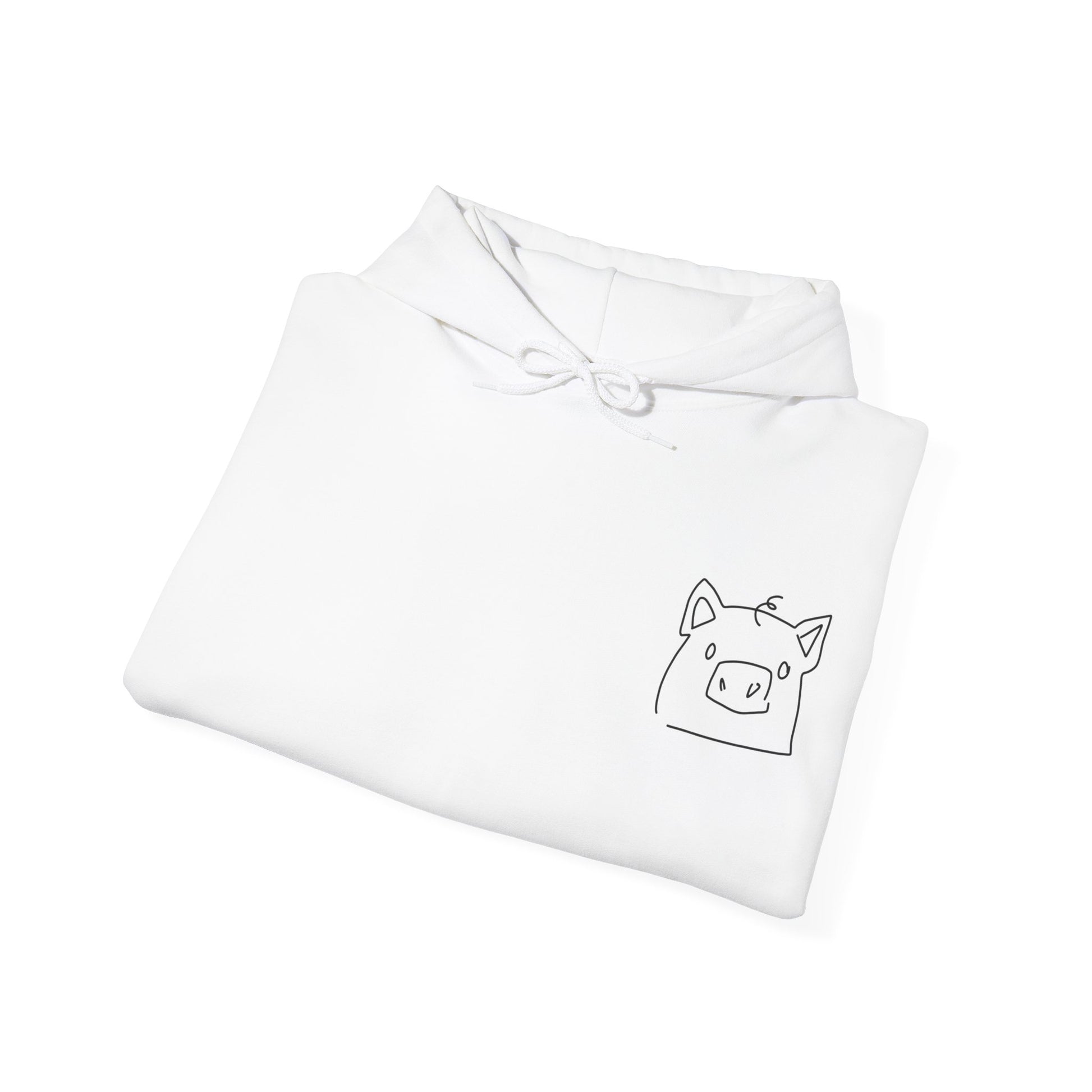 Piggy Face Unisex Hooded Sweatshirt - ALIQUOS