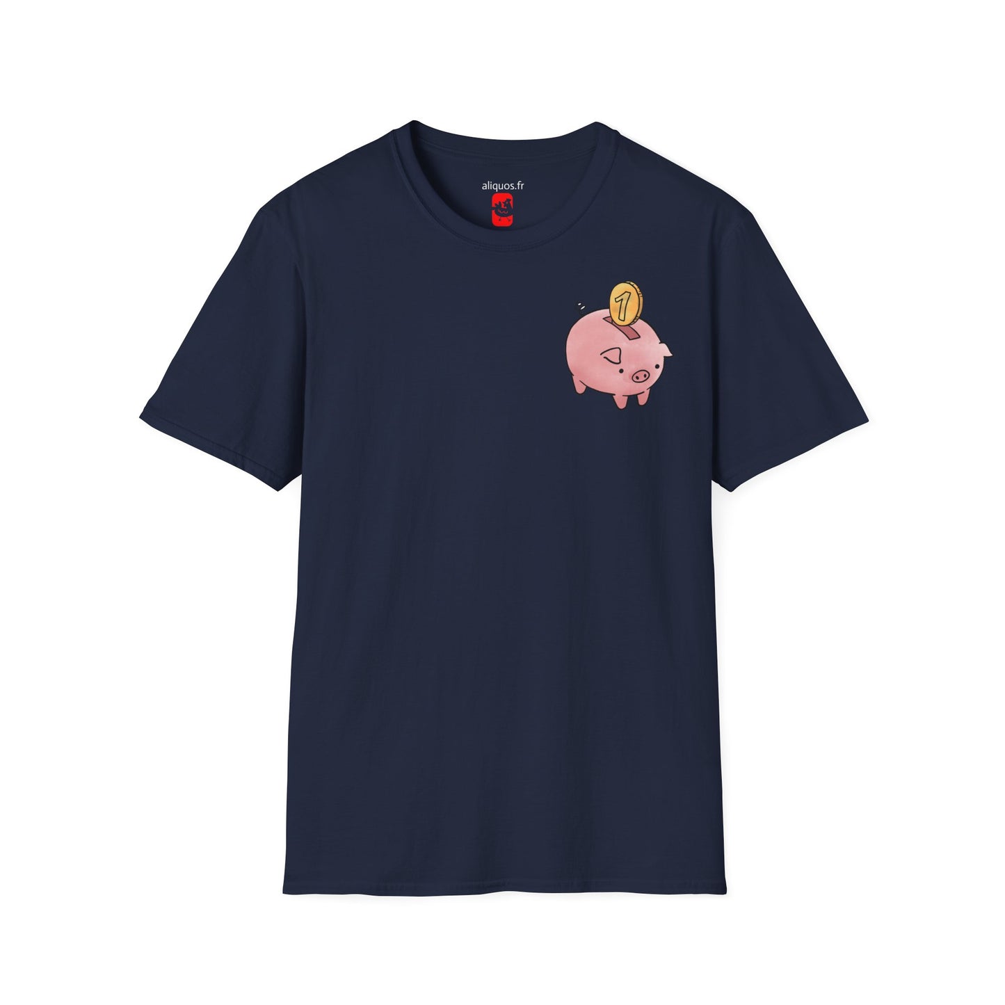 Unisex T-Shirt - Piggy Bank -  Aliquos