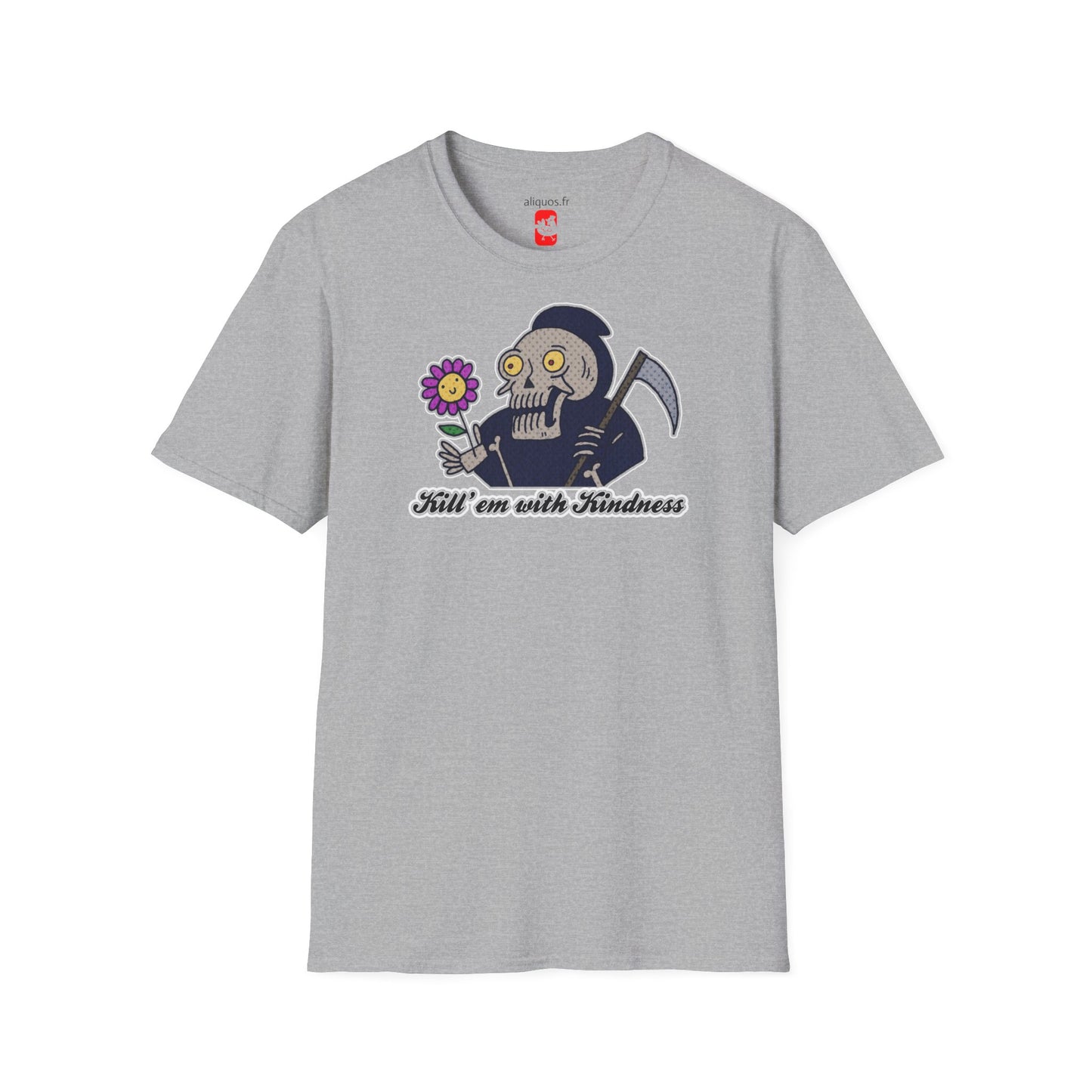 Unisex Tee - Kill Them With Kindness Design - ALIQUOS