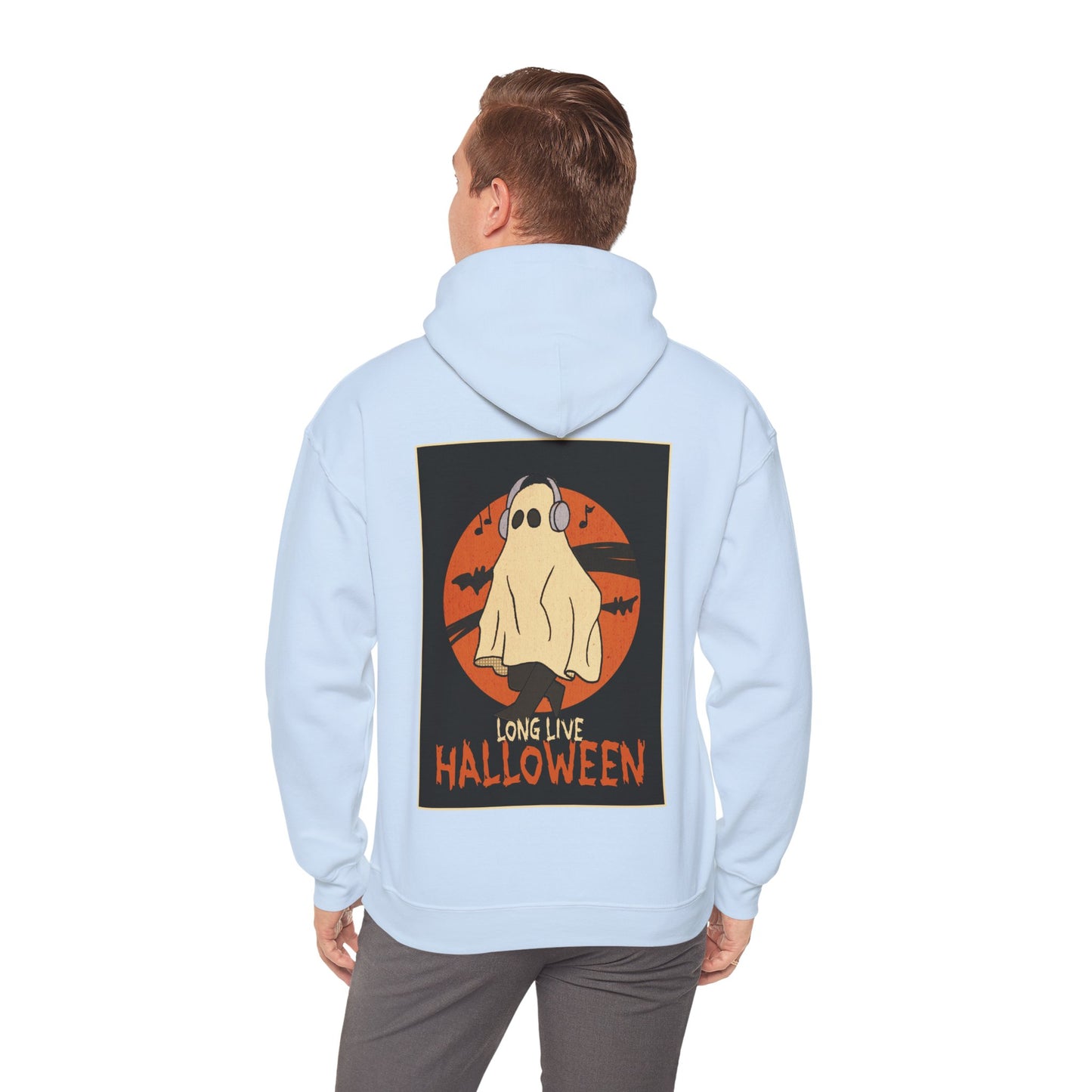 Sweat à capuche unisexe - Motif « Fantôme musical » 