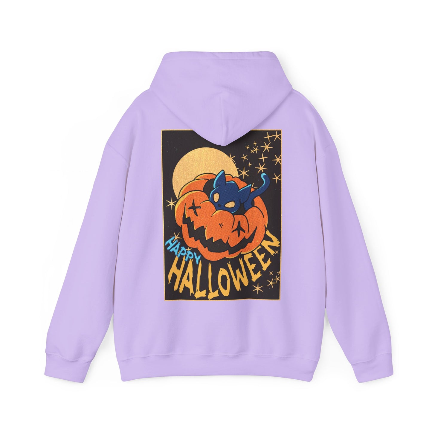 Sweat à capuche unisexe - Motif « Kitty Pumpkin » 