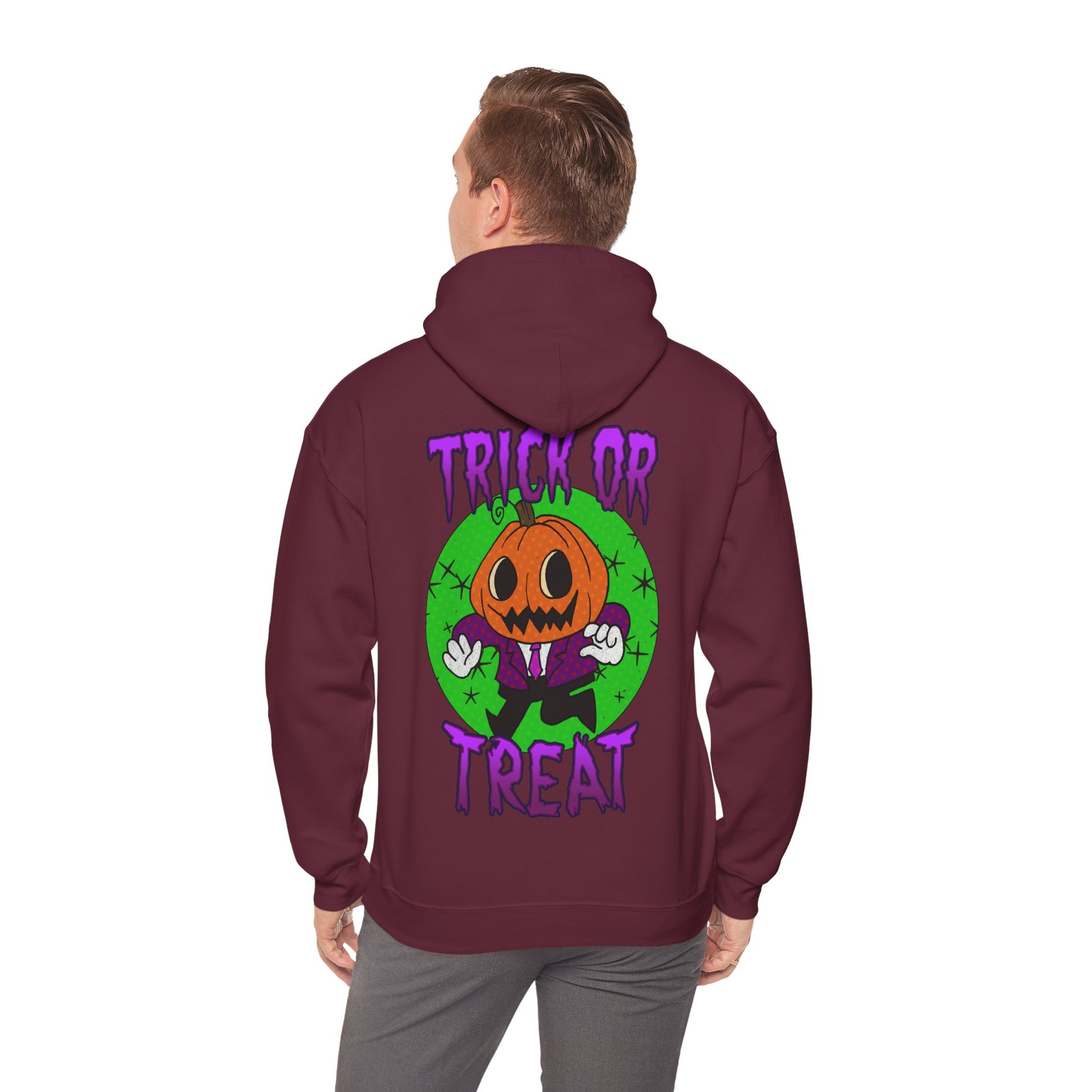 Unisex Hooded Sweatshirt -  Halloween Jack O' Lantern - ALIQUOS