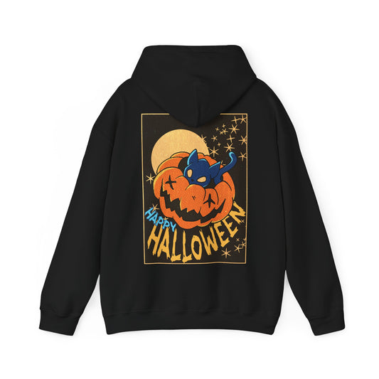 Sweat à capuche unisexe - Motif « Kitty Pumpkin » 