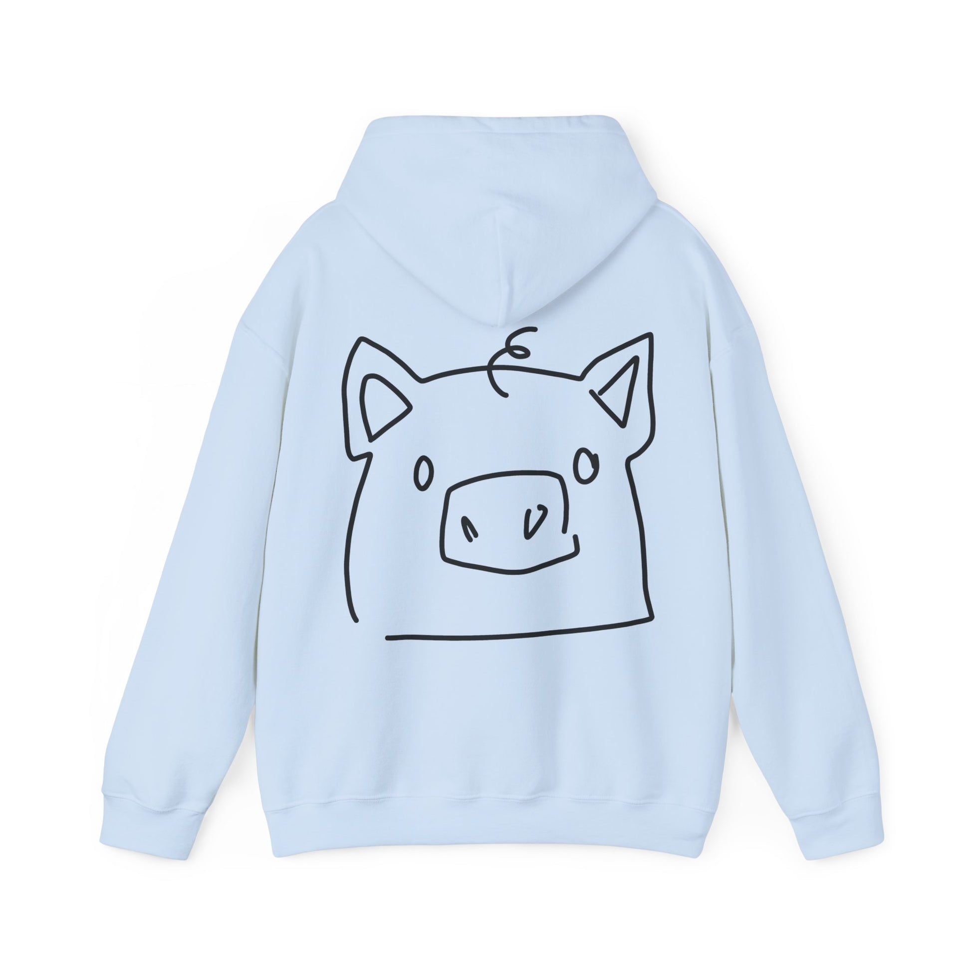 Piggy Face Unisex Hooded Sweatshirt - ALIQUOS