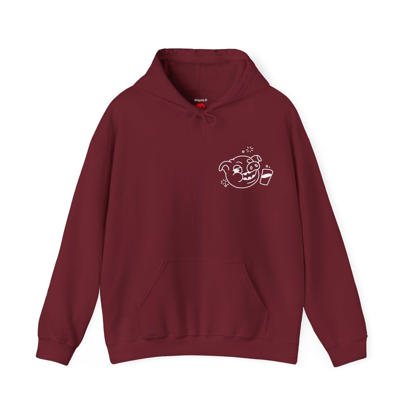 Drunken Piggy Unisex Hooded Sweatshirt - ALIQUOS