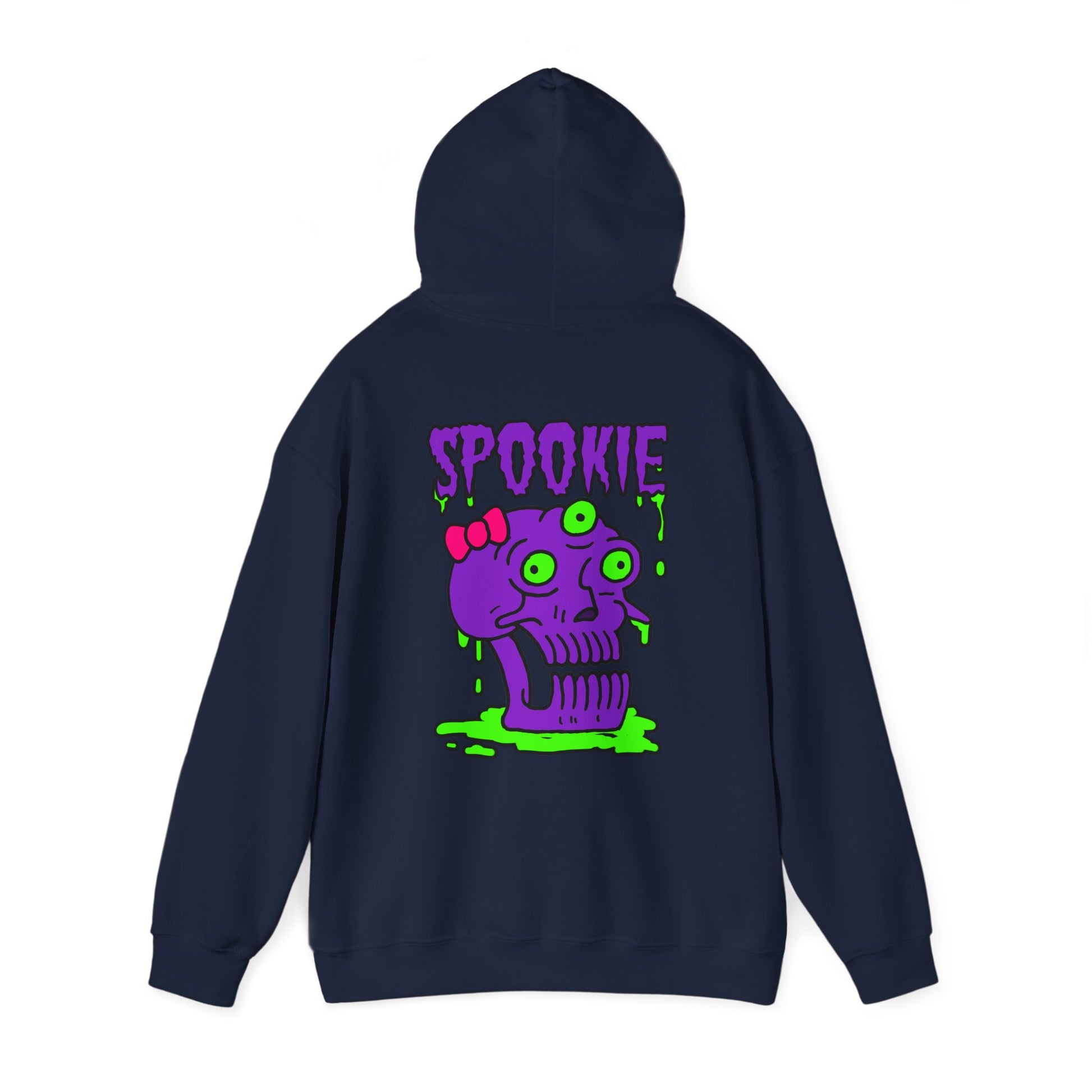Unisex Hooded Sweatshirt -  Three-Eyed Skull 'Spookie' Design - ALIQUOS