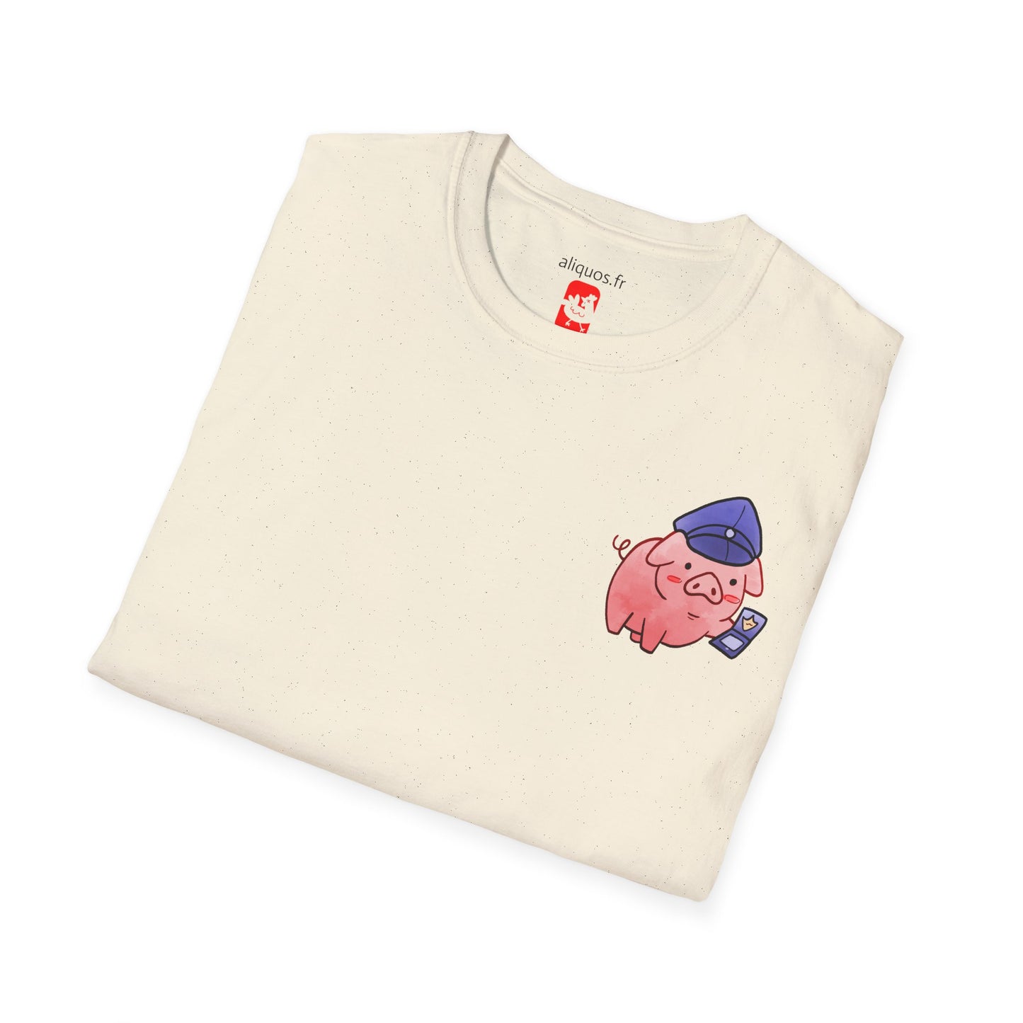 Unisex T-Shirt - Officer Piggy -  Aliquos