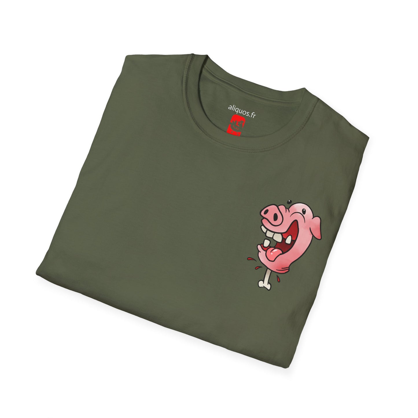 Unisex T-Shirt - Piggy Drumstick -  Aliquos