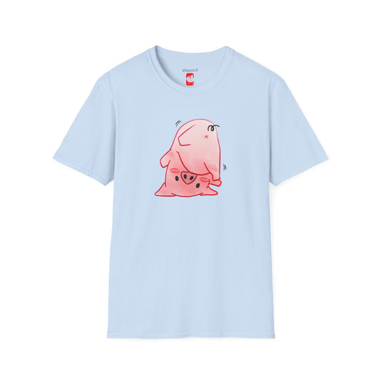 Unisex T-Shirt - Handstand Piggy -  Aliquos