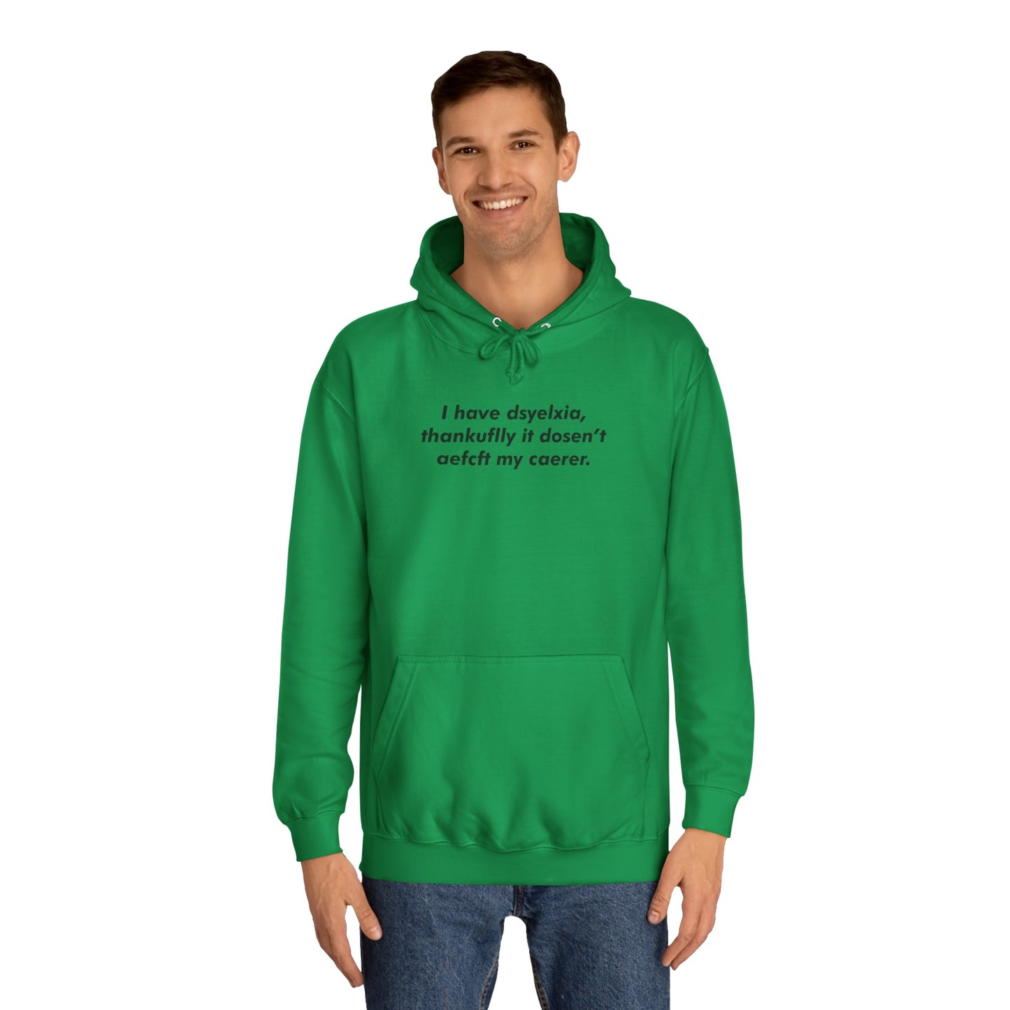 Unisex College Hoodie Dsylexia - ALIQUOS