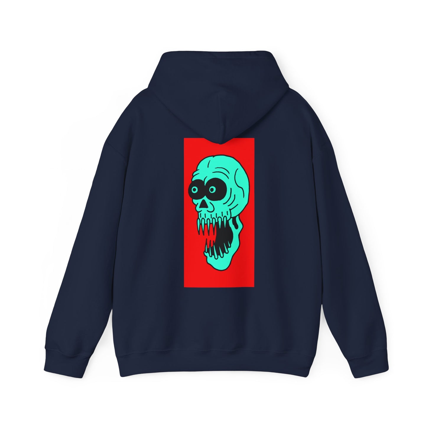 Sweat à capuche unisexe - Monstre fluo 