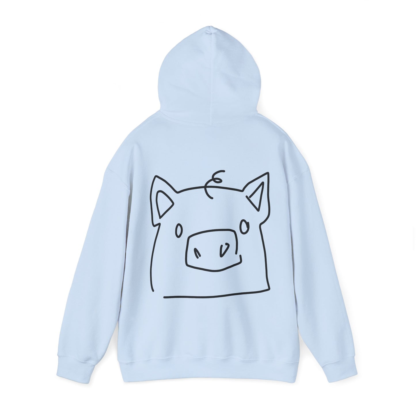 Piggy Face Unisex Hooded Sweatshirt - ALIQUOS