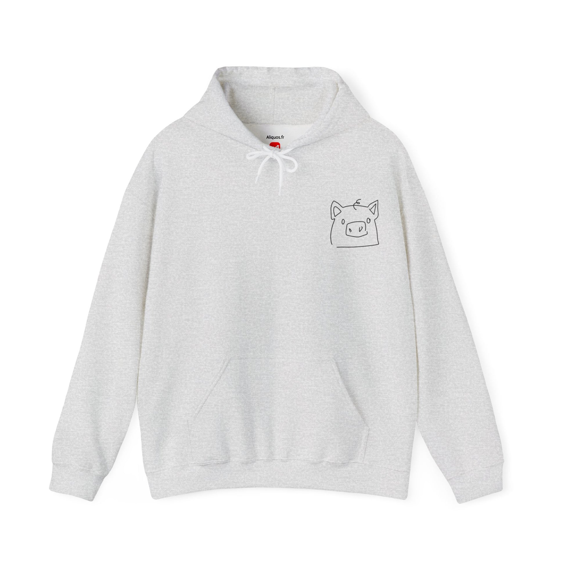 Piggy Face Unisex Hooded Sweatshirt - ALIQUOS