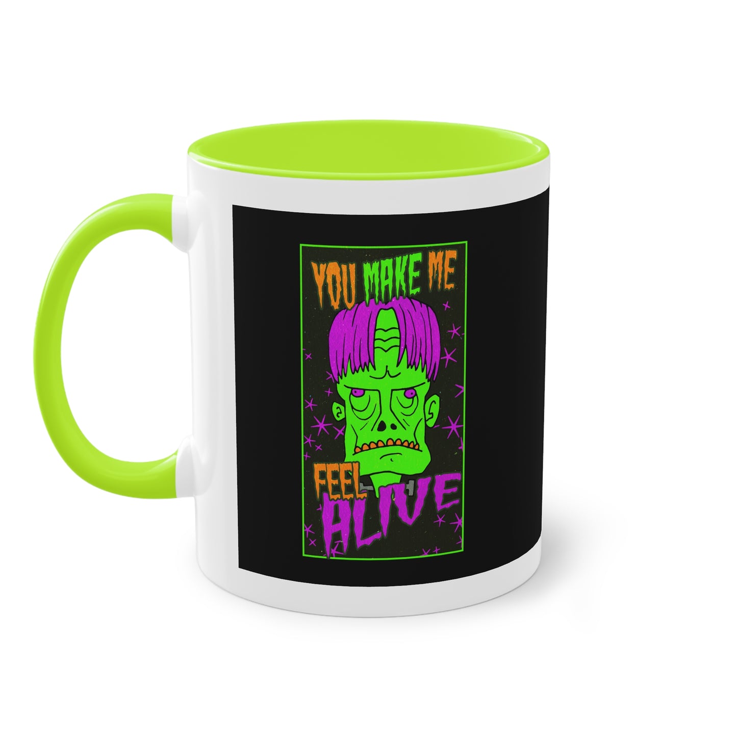 Two Tone Mug - Frankenstein Monster Design - ALIQUOS