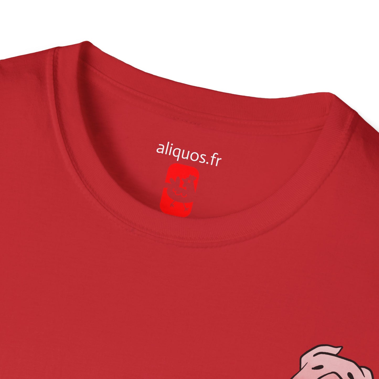 Unisex T-Shirt - Piggy Head -  Aliquos