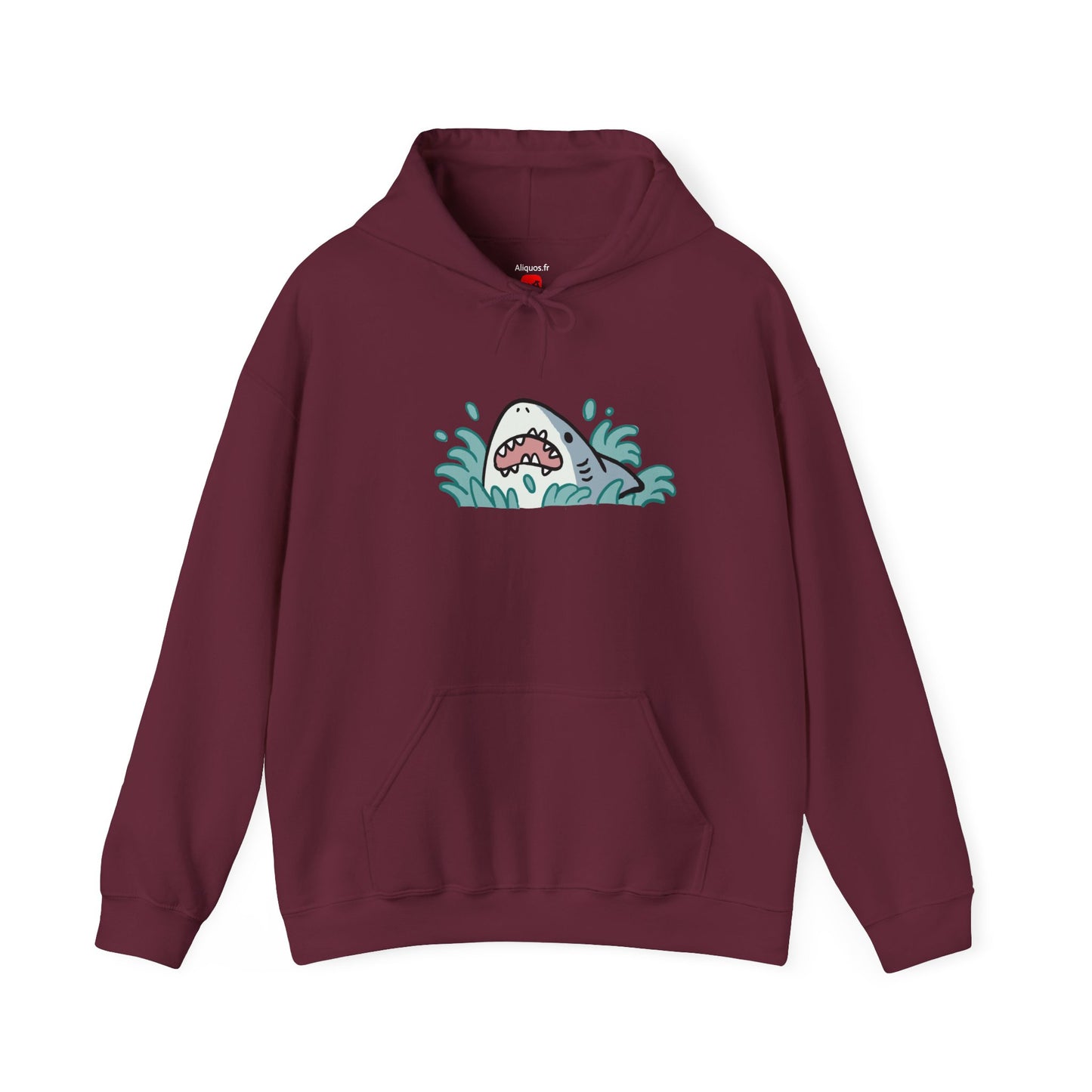 Unisex Hooded Sweatshirt - Surprise Shark - Aliquos
