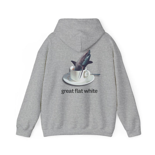 Unisex Hooded Sweatshirt - Great Flat White - Aliquos