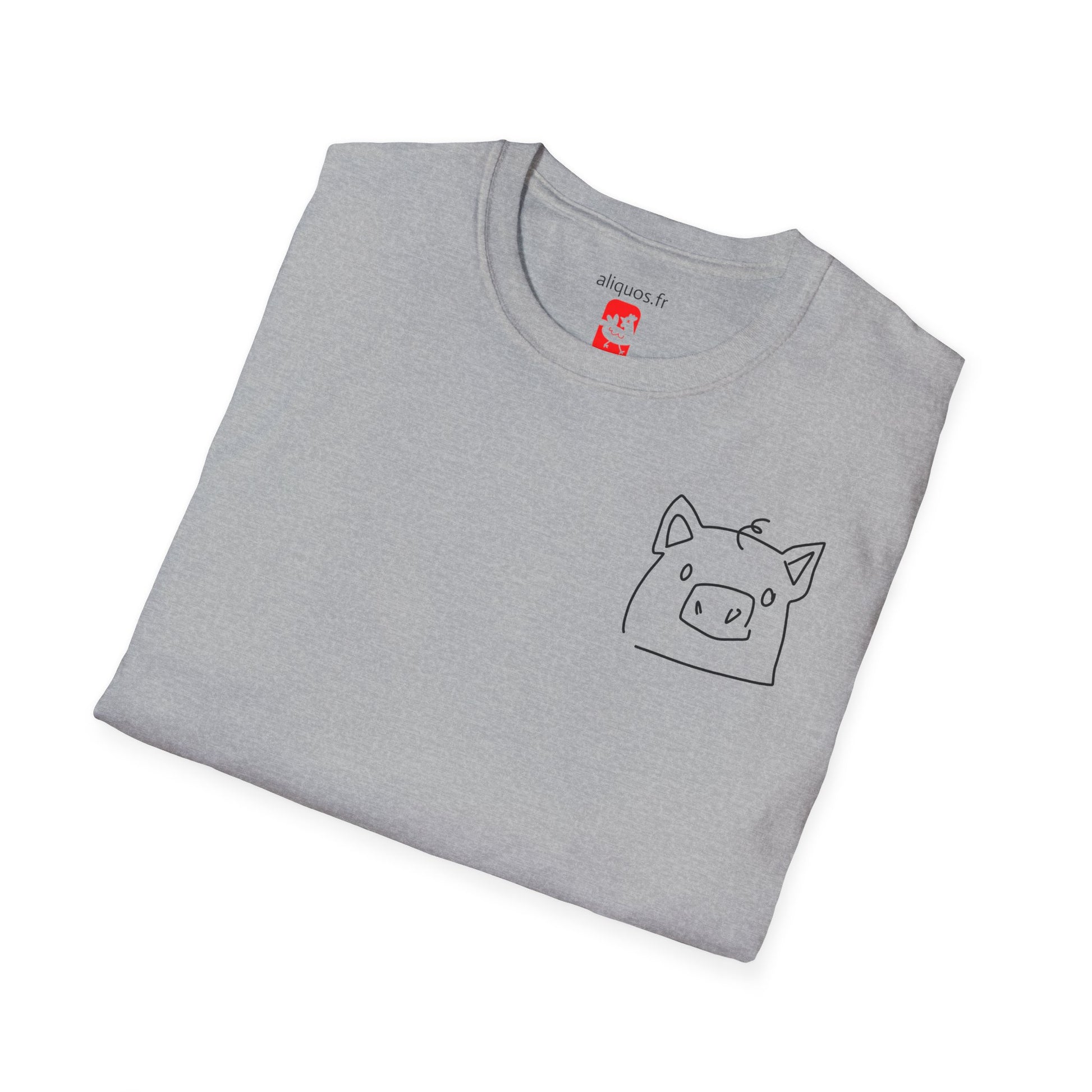Piggy Face Unisex Tee - ALIQUOS