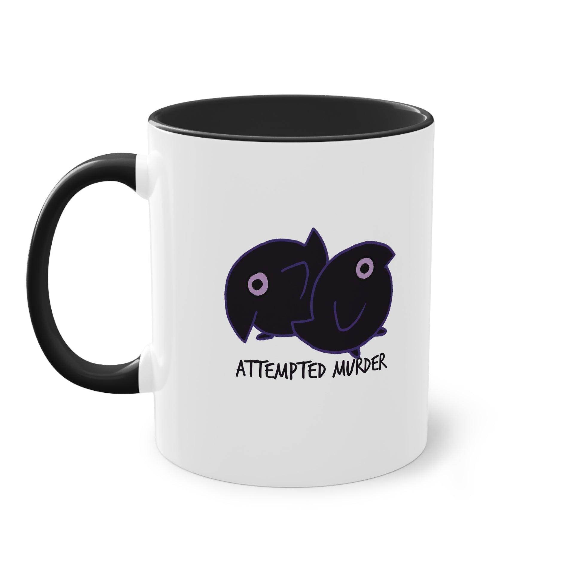 Two Tone Mug - Attempted Murder Design - ALIQUOS