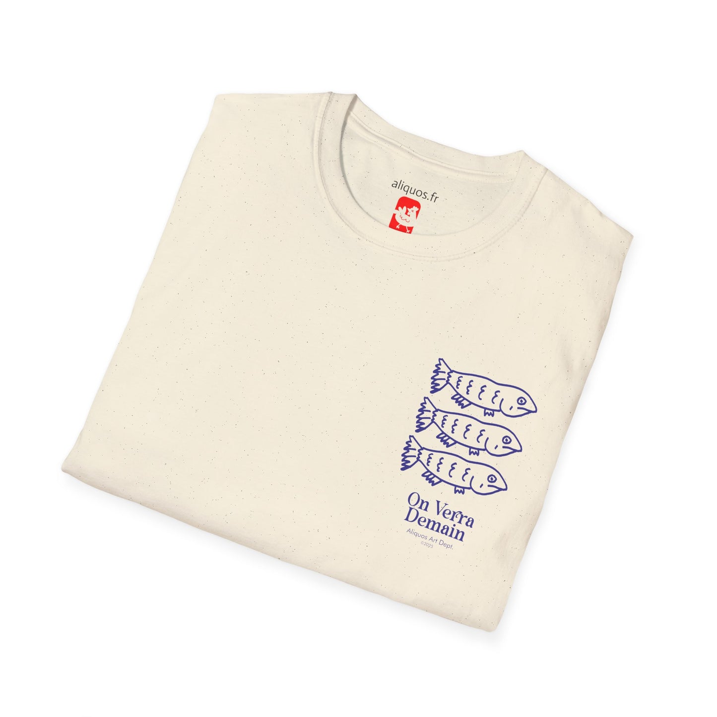 T-shirt unisexe - Trois poissons - On Verra Demain - Aliquos