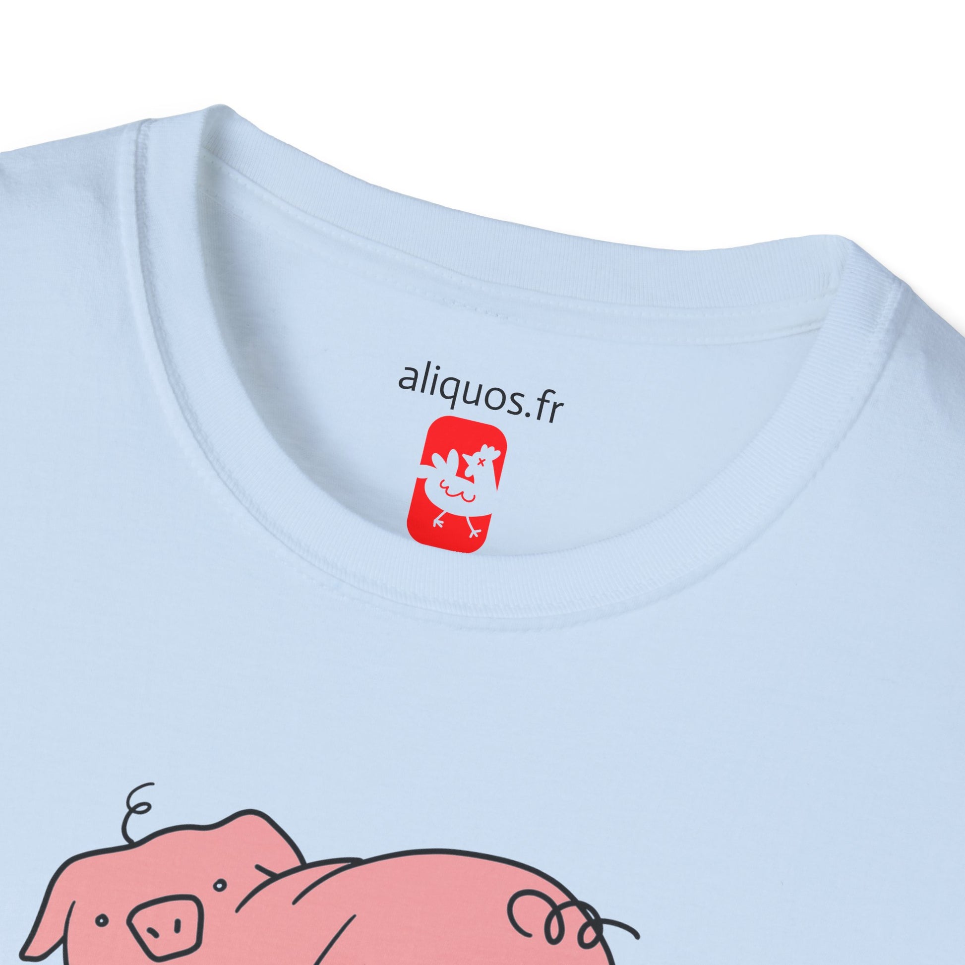 Piggy Rear Unisex Tee - ALIQUOS