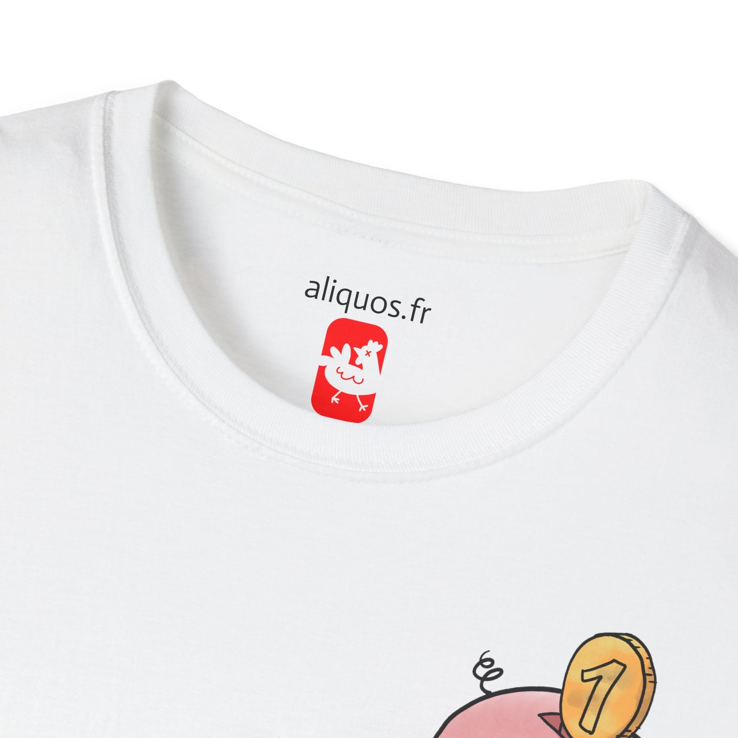 Unisex T-Shirt - Piggy Bank -  Aliquos