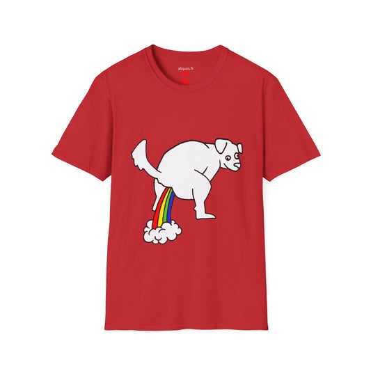 Unisex T-Shirt - Doggy Rainbow Factory - ALIQUOS