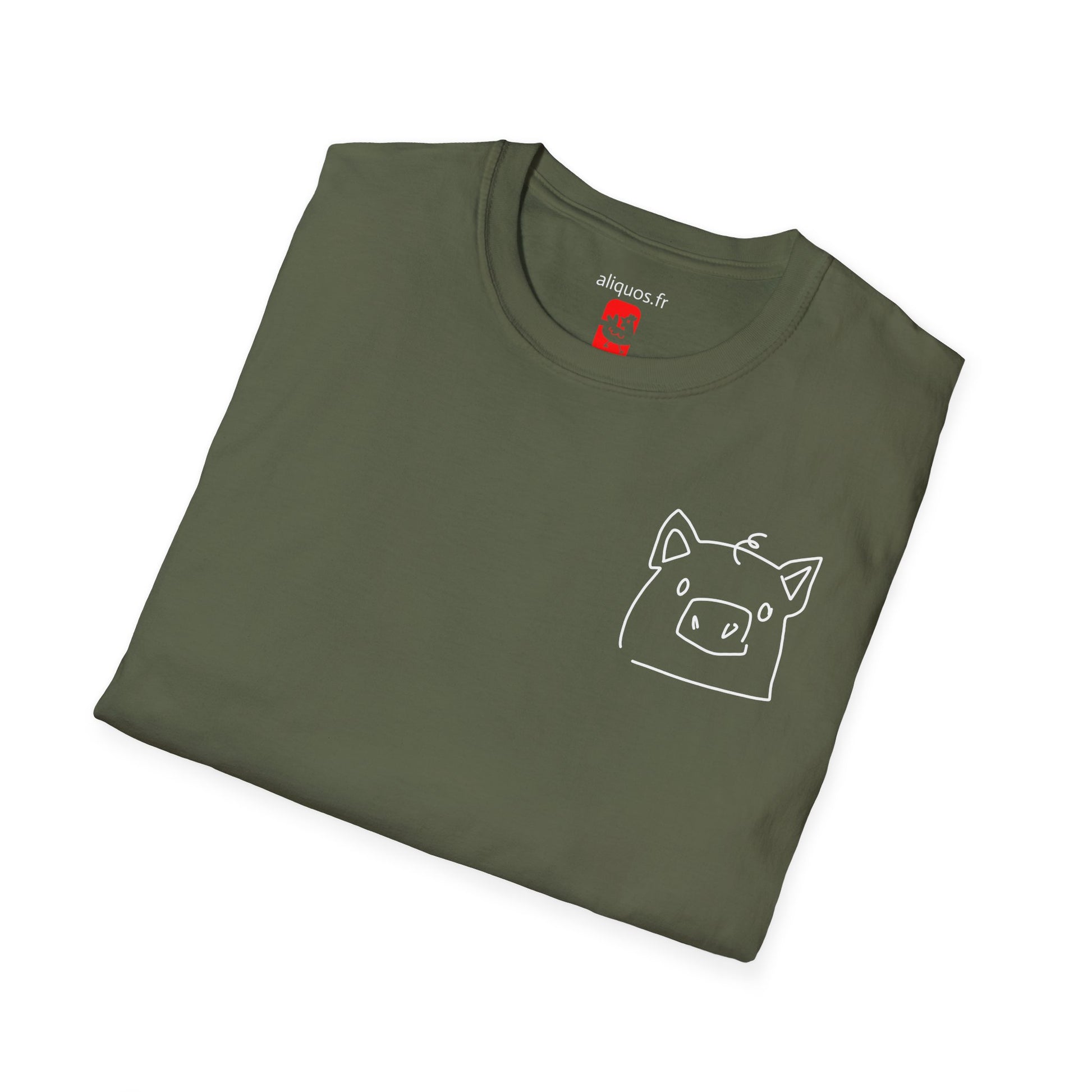 Piggy Face Unisex Tee - ALIQUOS