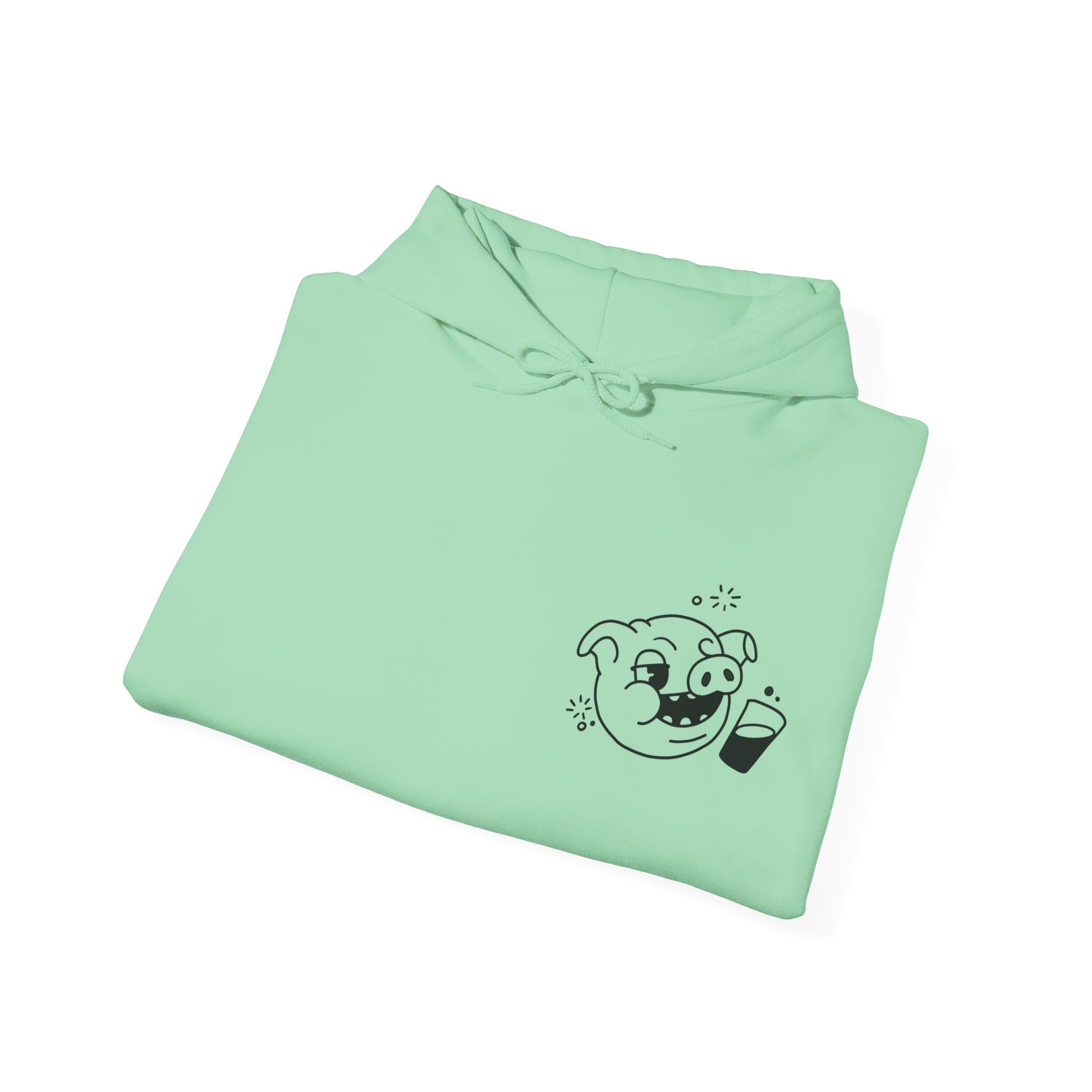 Drunken Piggy Unisex Hooded Sweatshirt - ALIQUOS