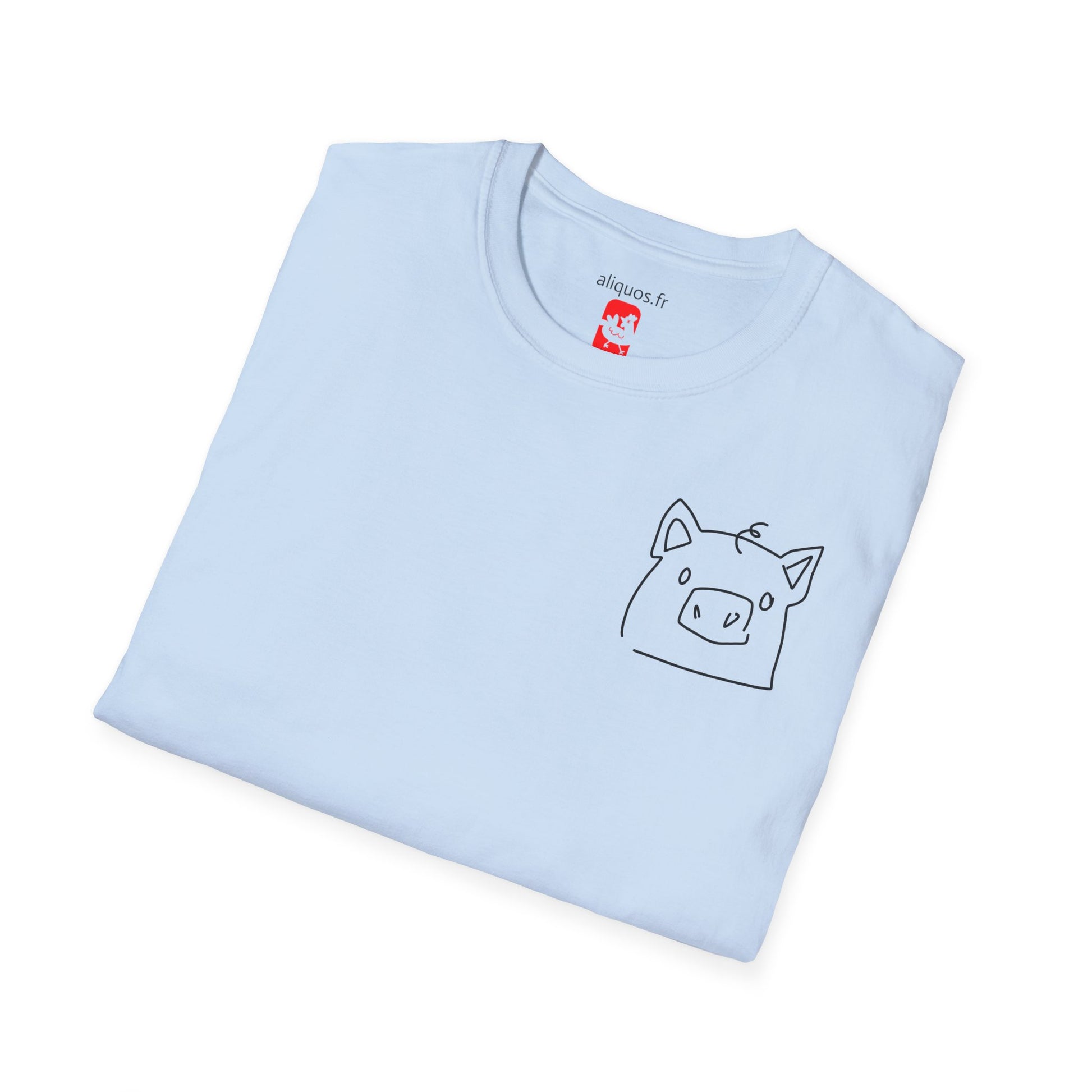Piggy Face Unisex Tee - ALIQUOS