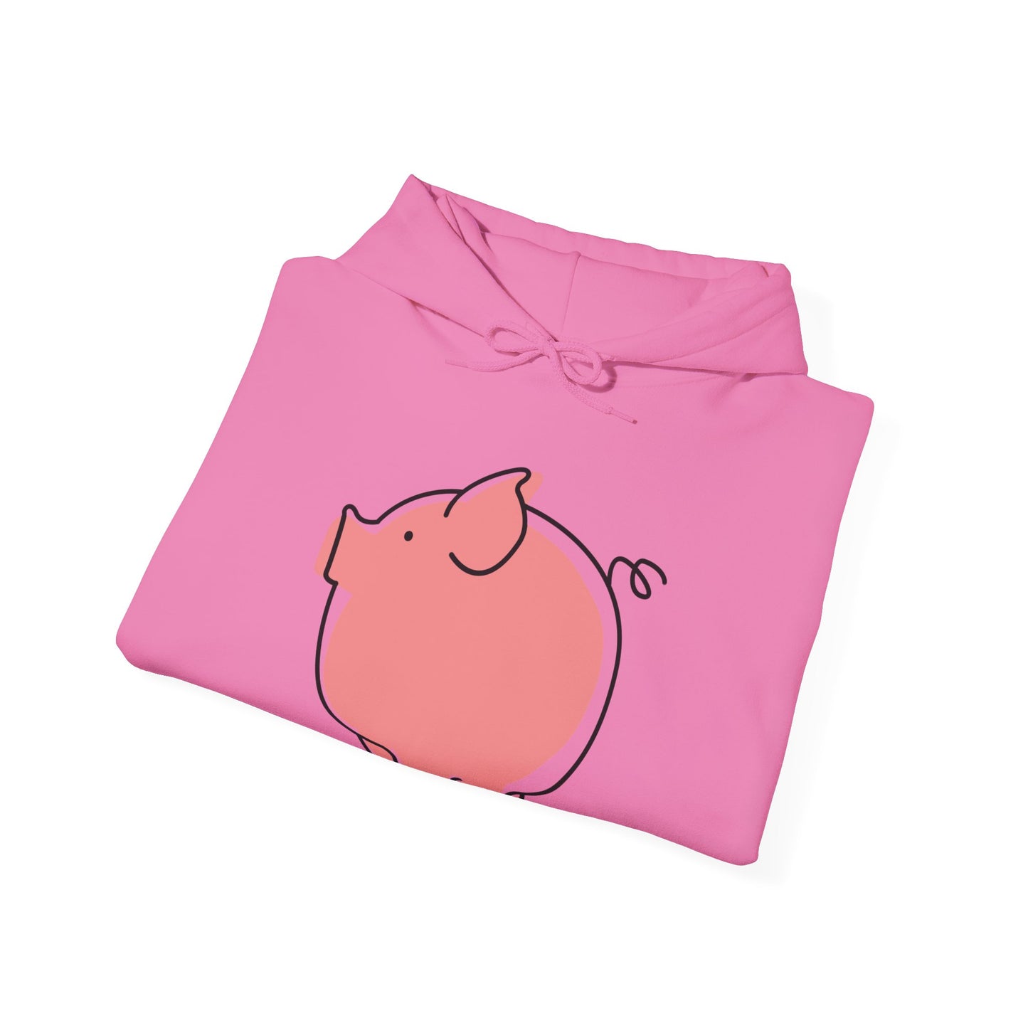 Pudgy Piggy Unisex Hooded Sweatshirt - ALIQUOS