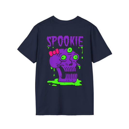 Unisex Tee - Three-Eyed Skull 'Spookie' Design - ALIQUOS