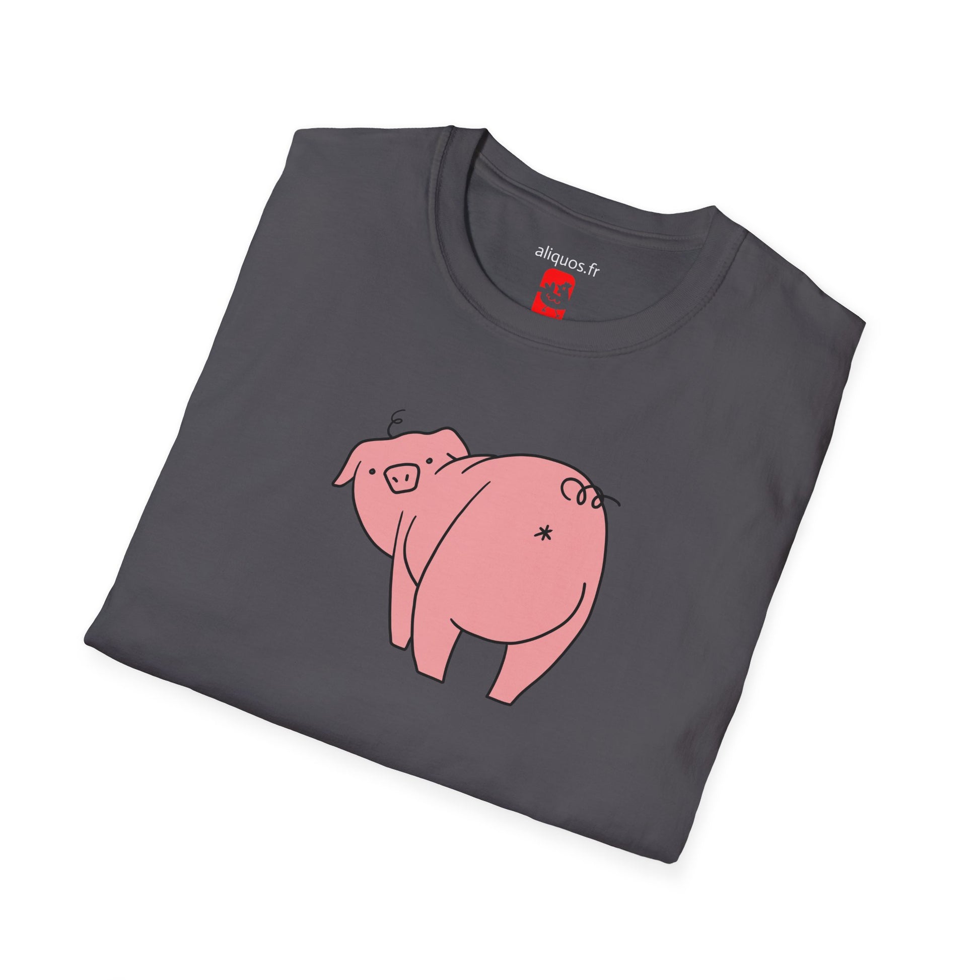 Piggy Rear Unisex Tee - ALIQUOS