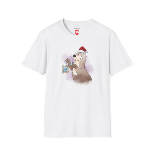 Unisex T-Shirt - Christmas Otter 14