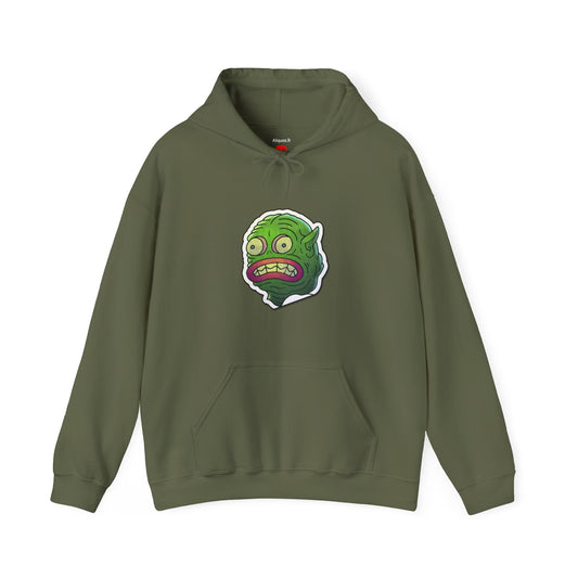 Unisex Hooded Sweatshirt - Water Monster Design - ALIQUOS