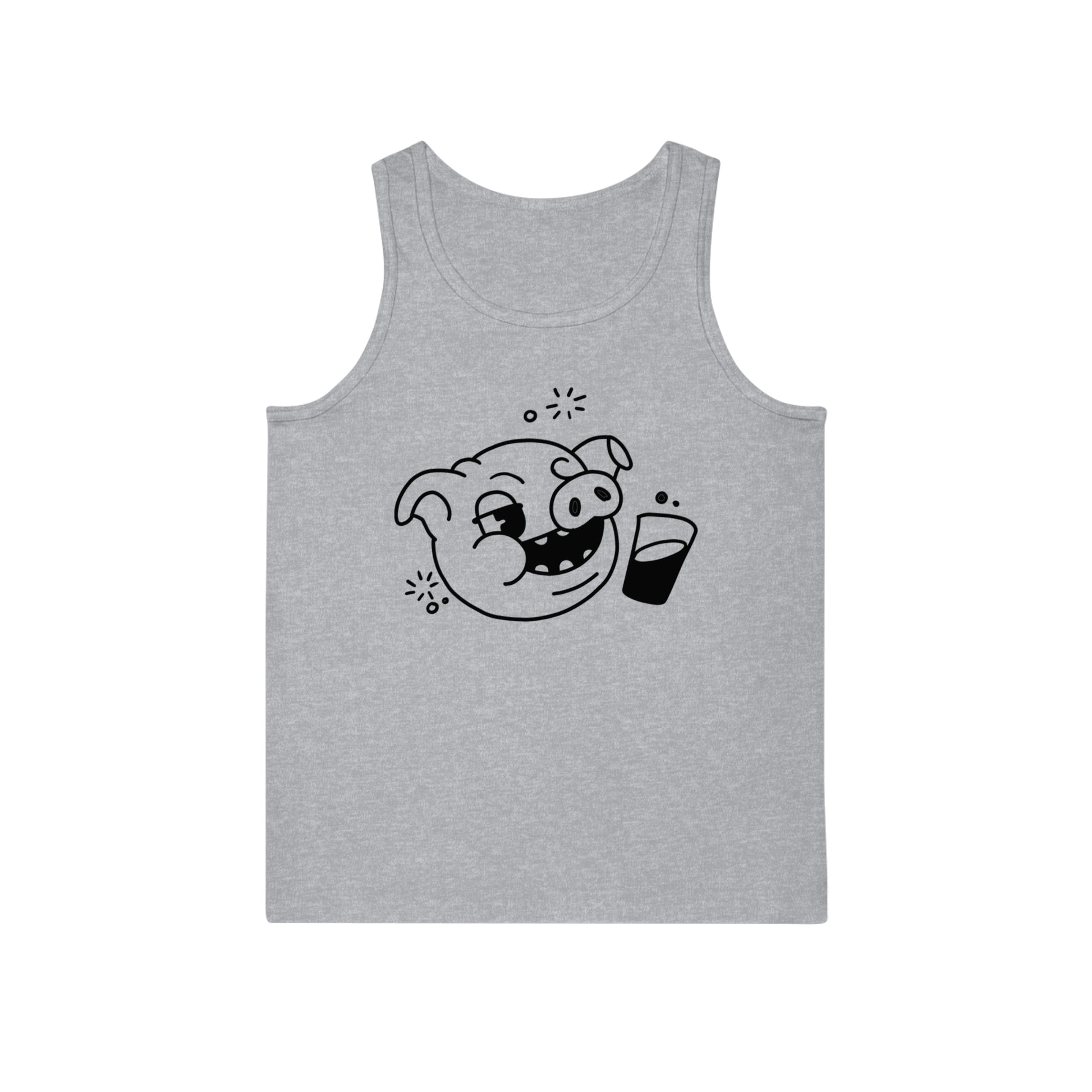Drunken Piggy Unisex Softstyle Tank Top - ALIQUOS