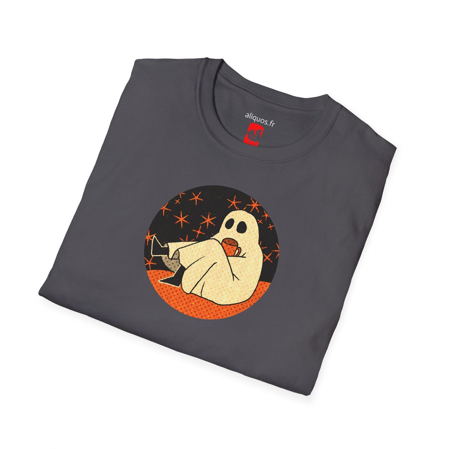 Unisex T-Shirt - 'Moonlit Coffee' Design