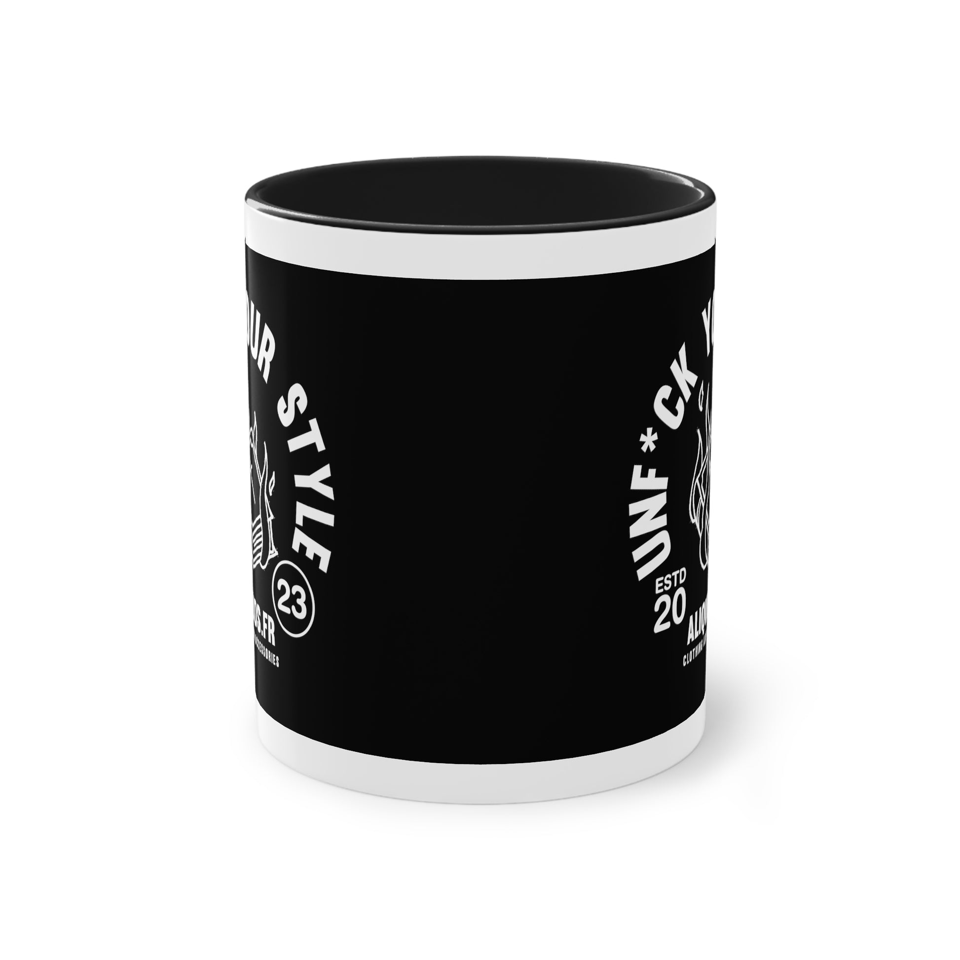 Burning Book Two-Tone Coffee Mug, 11oz - ALIQUOS