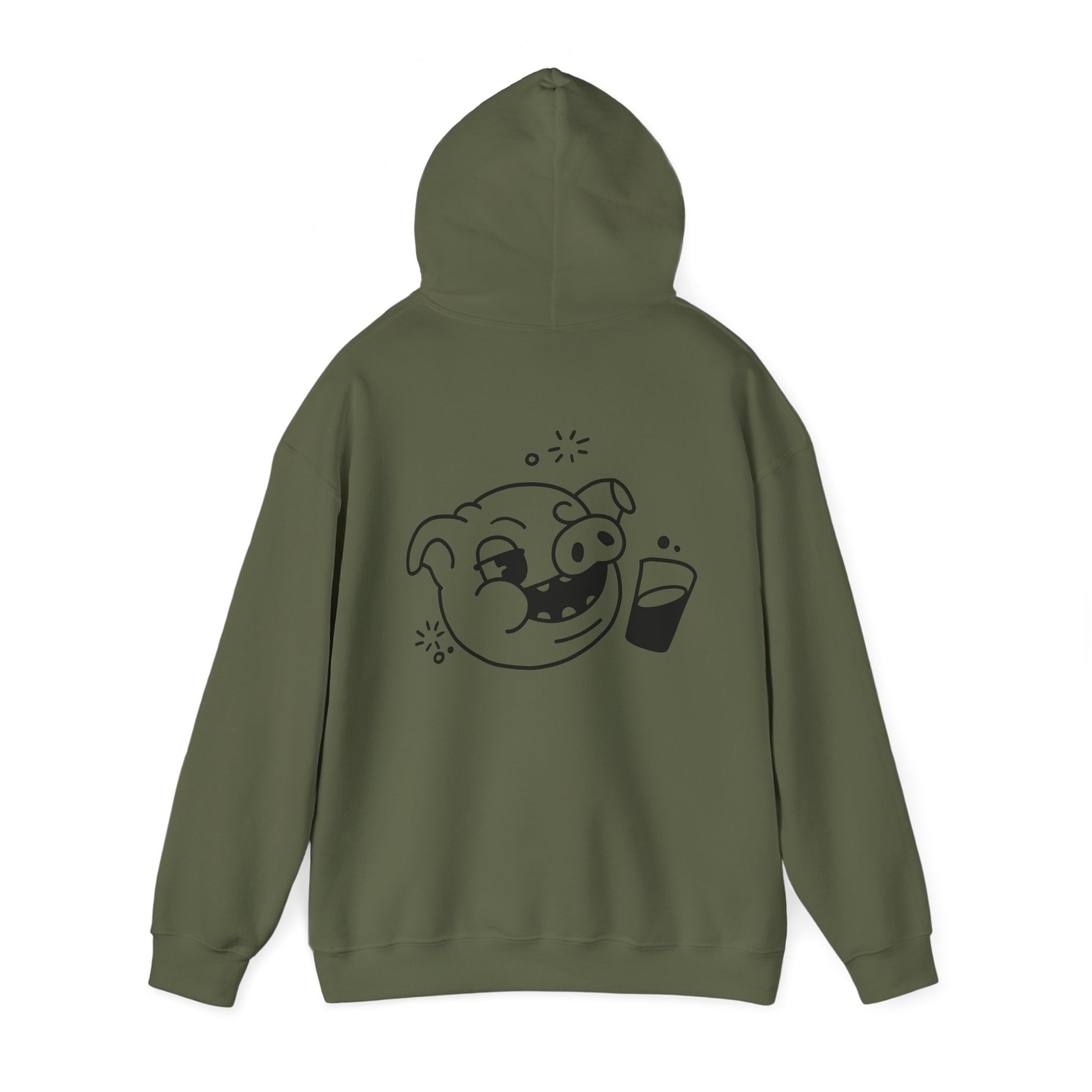 Drunken Piggy Unisex Hooded Sweatshirt - ALIQUOS