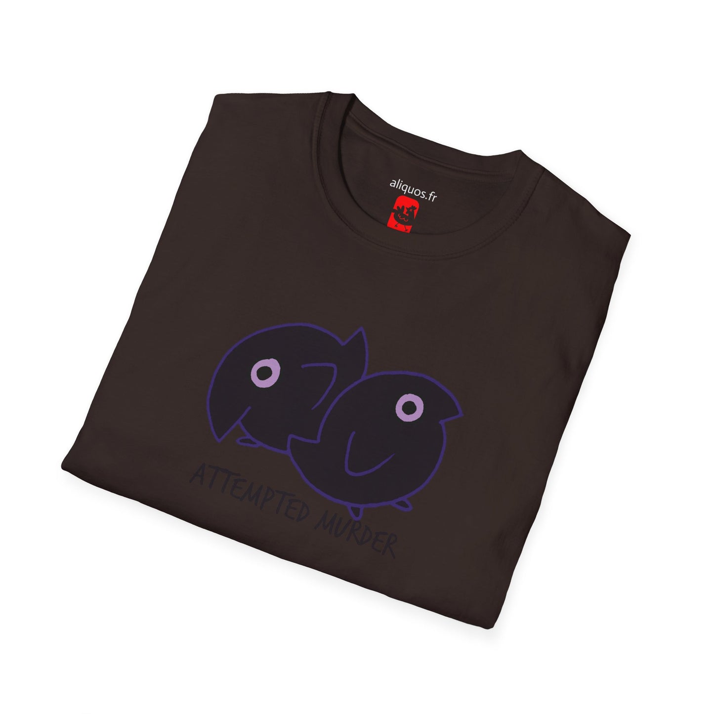 Unisex Tee - Attempted Murder Design - ALIQUOS