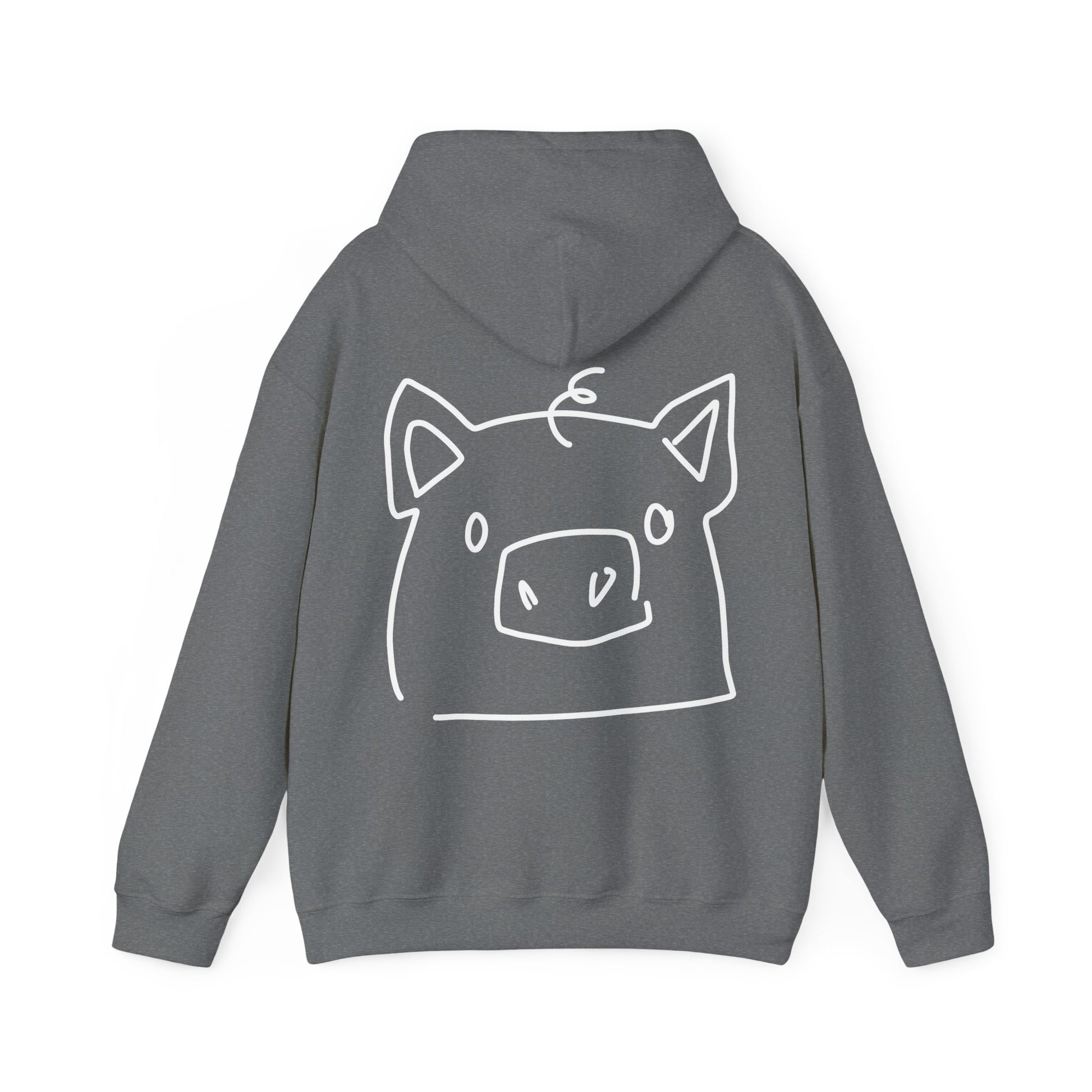 Piggy Face Unisex Hooded Sweatshirt - ALIQUOS