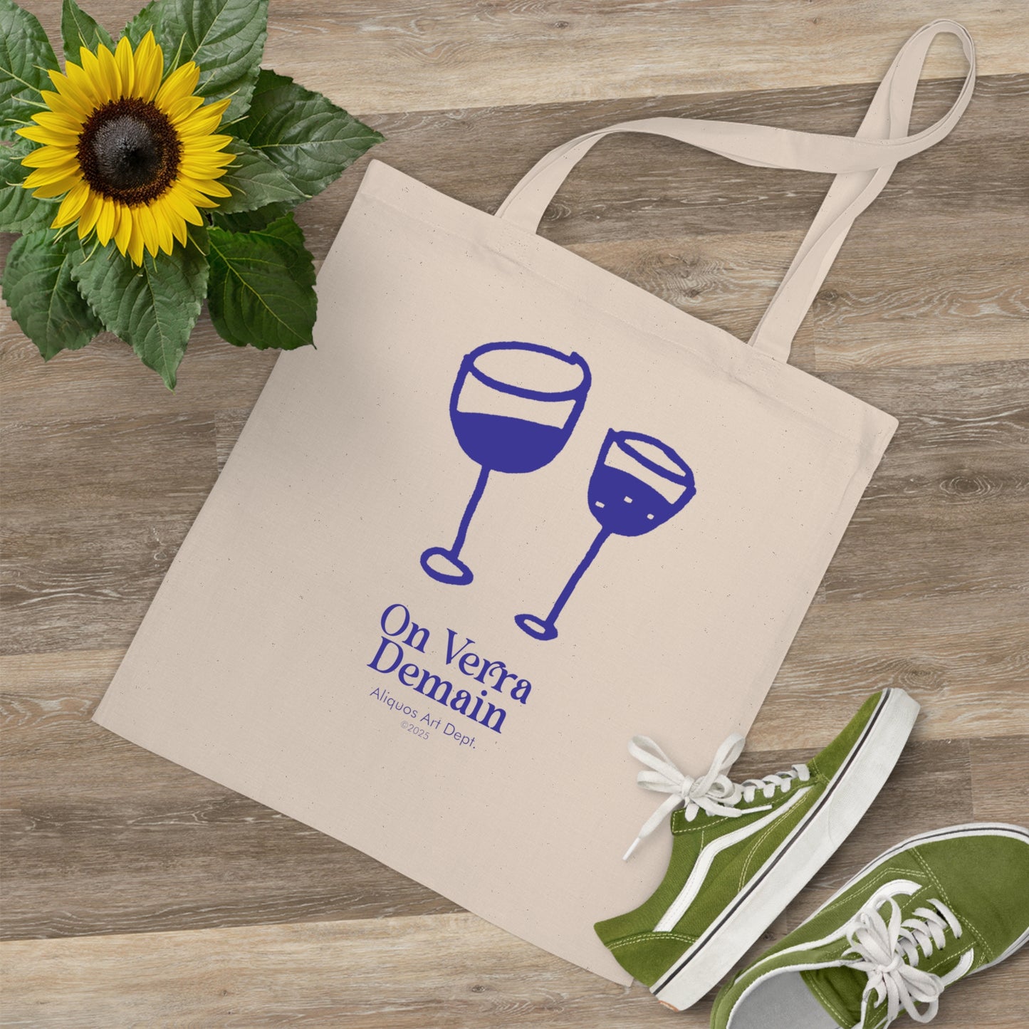 Wine Lover's Tote Bag - On Verra Demain -  Aliquos