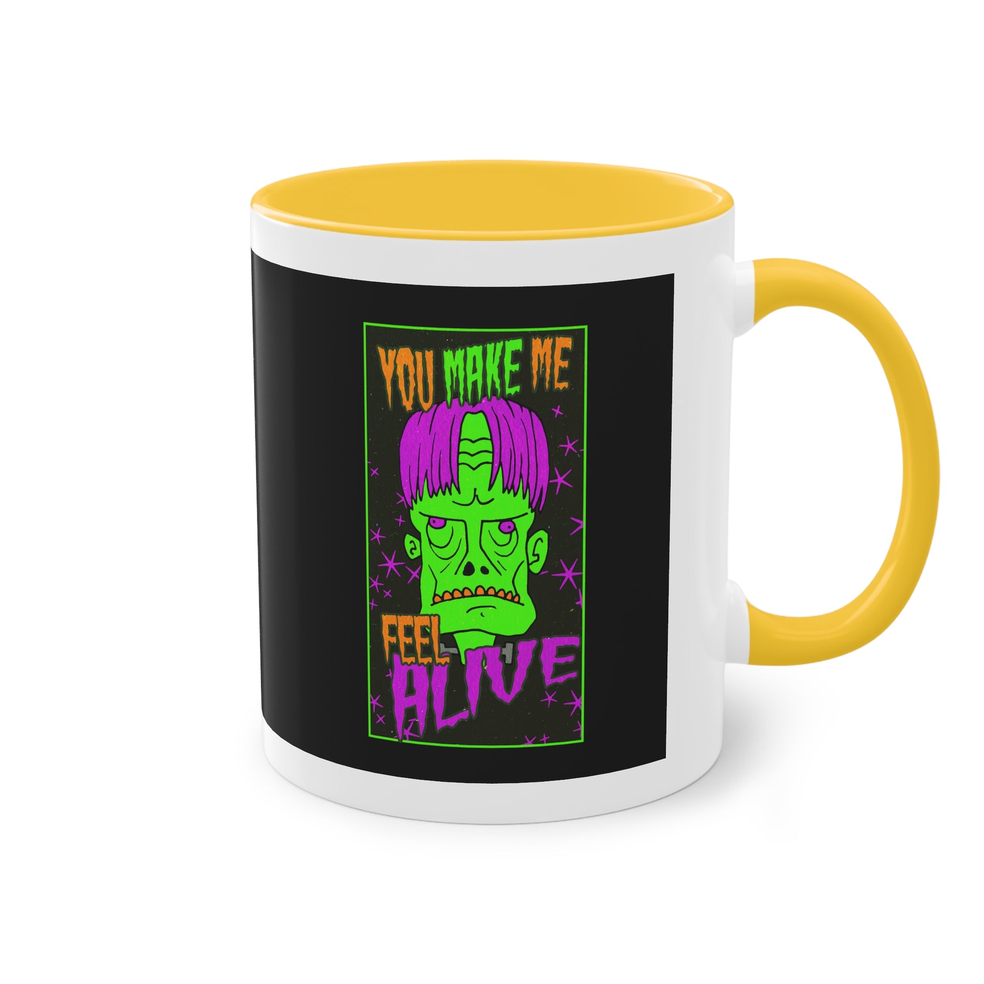 Two Tone Mug - Frankenstein Monster Design - ALIQUOS