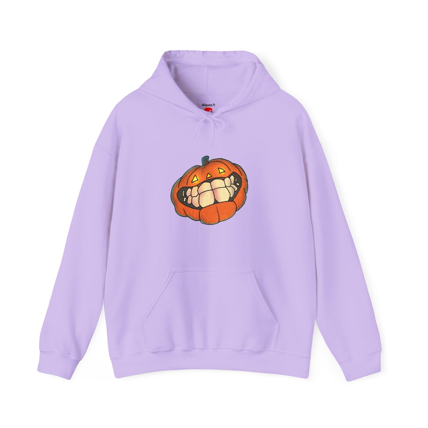 Sweat à capuche unisexe - Motif « citrouille souriante » 