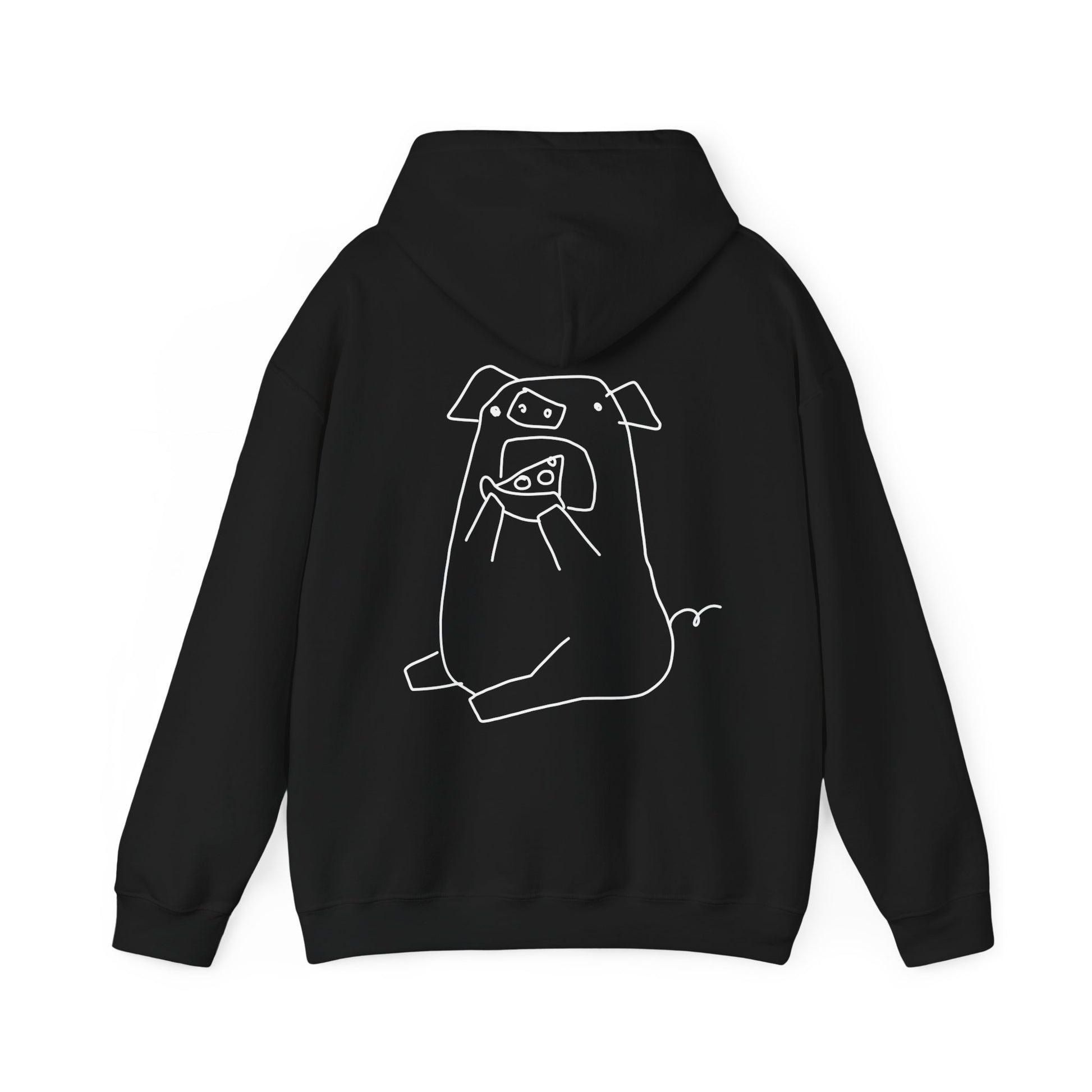 Pizza Piggy Unisex Hooded Sweatshirt - ALIQUOS