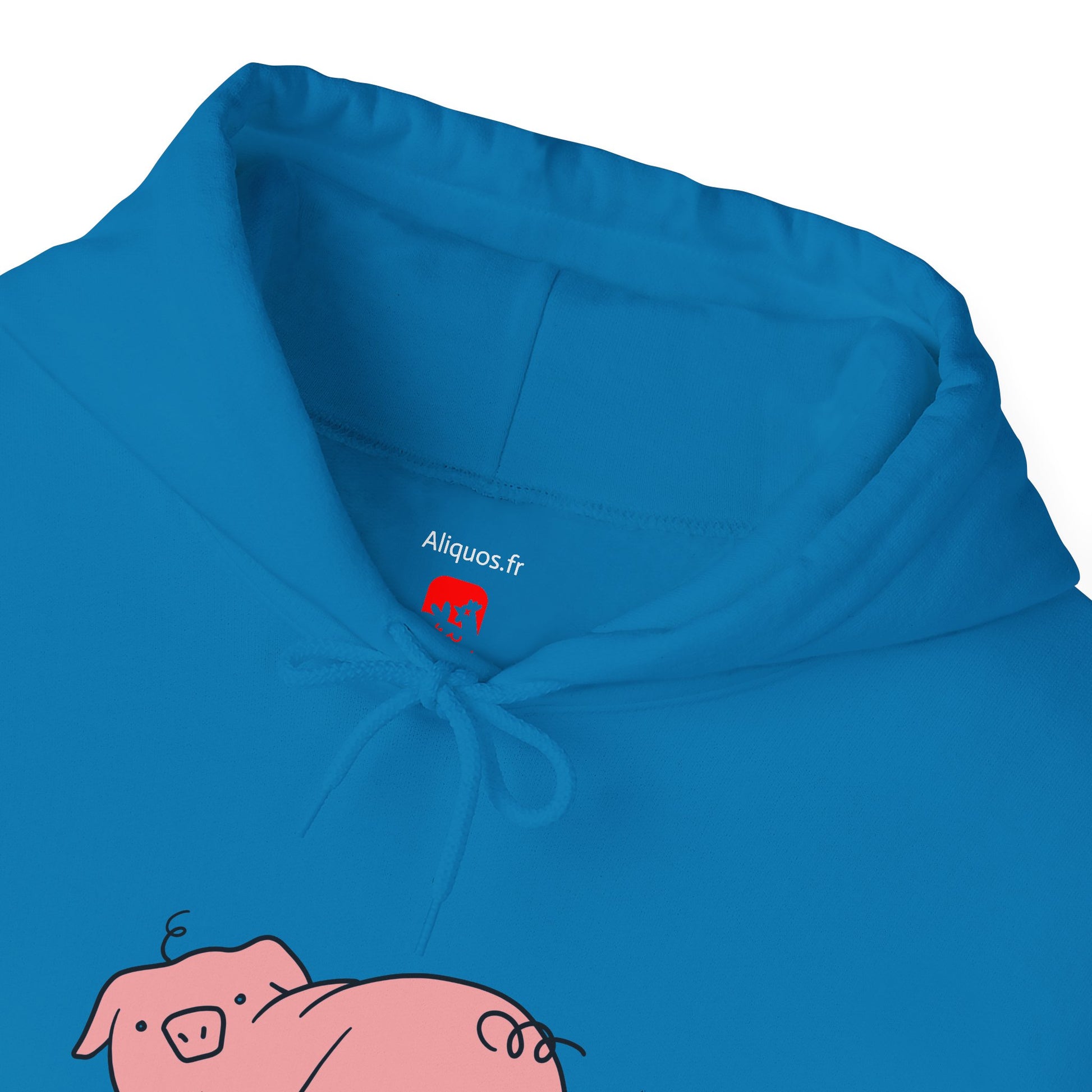 Piggy Rear Unisex Hooded Sweatshirt - ALIQUOS
