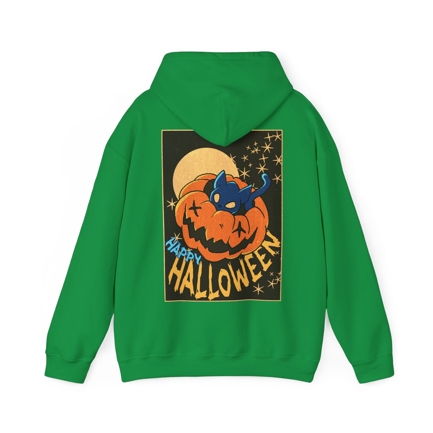 Sweat à capuche unisexe - Motif « Kitty Pumpkin » 